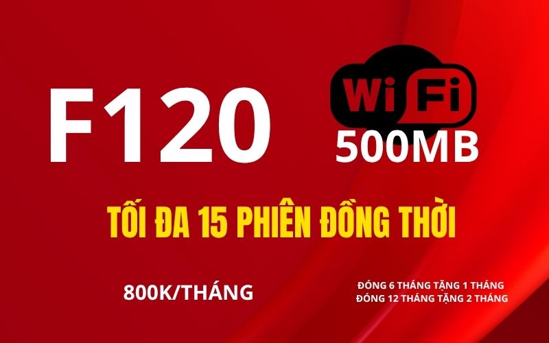 gói cước đa phiên viettel f120