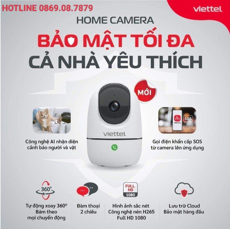 Lắp mạng Viettel tặng 4 camera