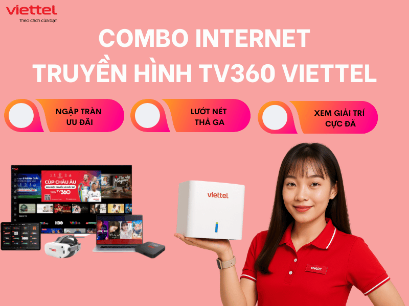 Combo Wifi Và Truyền Hình Cáp Viettel