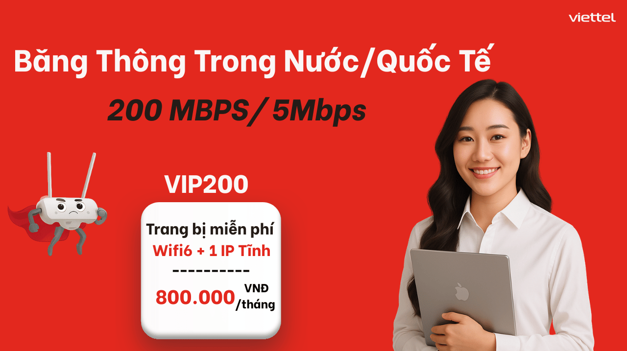 gói mạng wifi viettel rẻ nhất