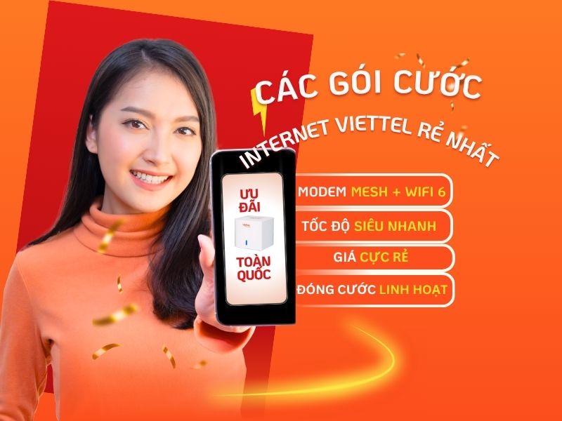 Các Gói Cước Internet Viettel Rẻ Nhất