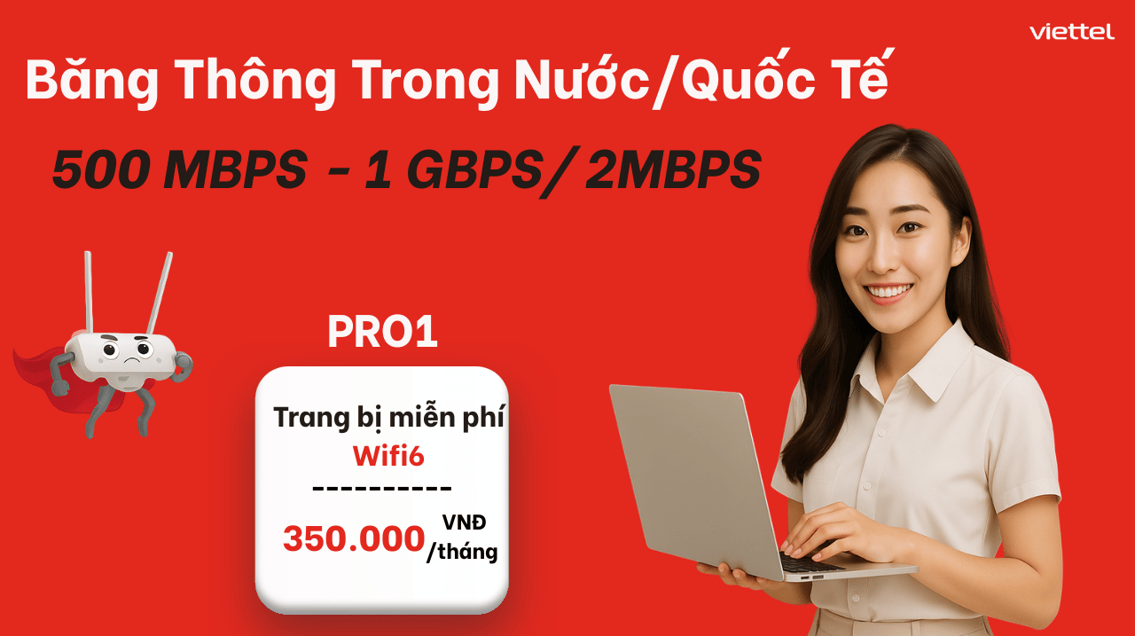 gói cước wifi rẻ nhất của viettel