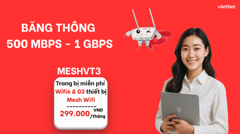lắp mạng internet viettel