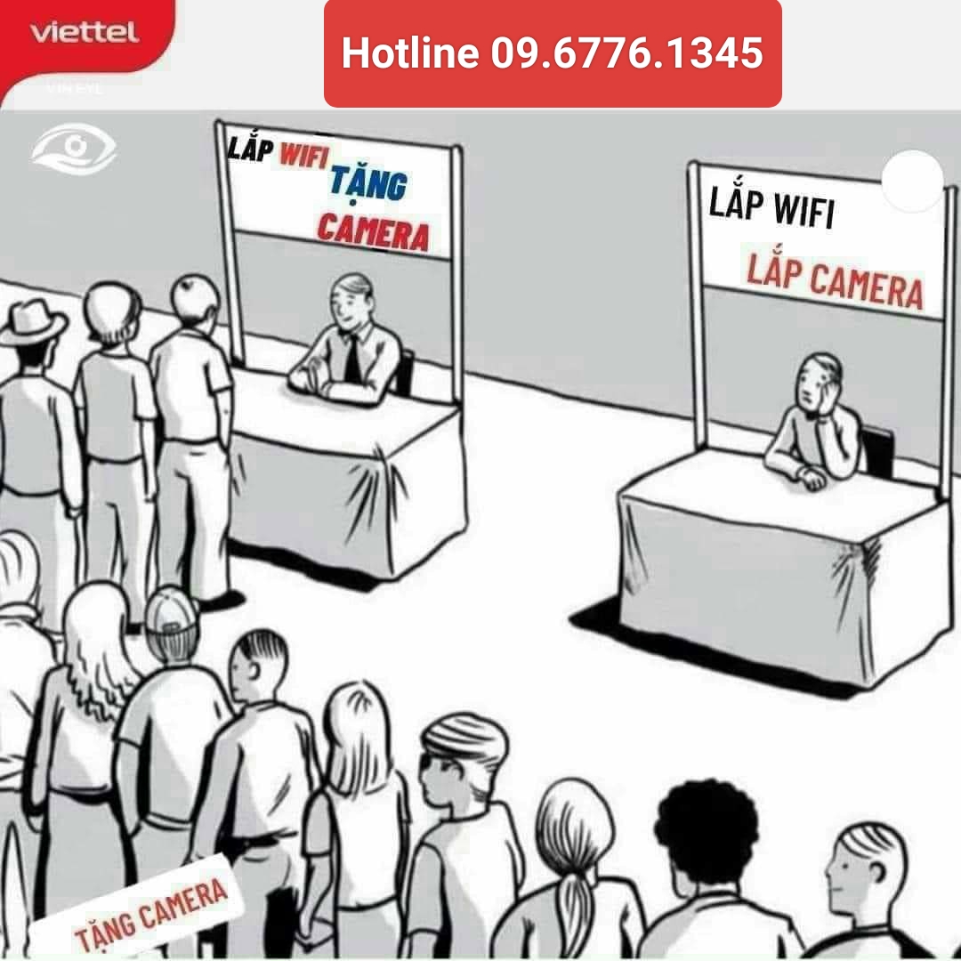 Đăng Ký Lắp Wifi Viettel Được Nhận Miễn Phí 2 Camera Trong Nhà Đời Mới Nhất